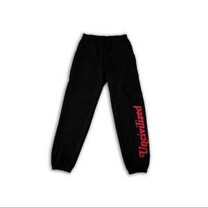 UNCIVILIZED Sweat pants Size L